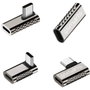 4smarts Set de 4 Adaptadores USB-C a USB-C 540464 Plata