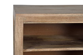 Giner y Colomer Mueble TV Madera de Mango y Metal Natural 160 cm