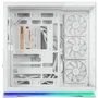 NOX Hummer Galaxy Caja Gaming Semitorre ATX Blanca - Cristal Templado, 4 Ventiladores ARGB PWM, USB 3.0 y USB-C, RGB, Compatible con Gráficas 420mm