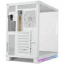 NOX Hummer Galaxy Caja Gaming Semitorre ATX Blanca - Cristal Templado, 4 Ventiladores ARGB PWM, USB 3.0 y USB-C, RGB, Compatible con Gráficas 420mm