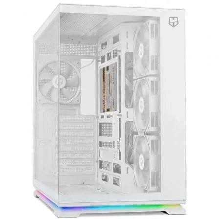 NOX Hummer Galaxy Caja Gaming Semitorre ATX Blanca - Cristal Templado, 4 Ventiladores ARGB PWM, USB 3.0 y USB-C, RGB, Compatible con Gráficas 420mm NOX Hummer Galaxy Caja Gaming Semitorre ATX Blanca - Cristal Templado, 4 Ventiladores ARGB PWM, USB 3.0 y USB-C, RGB, Compatible con Gráficas 420mm