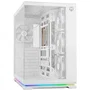 NOX Hummer Galaxy Caja Gaming Semitorre ATX Blanca - Cristal Templado, 4 Ventiladores ARGB PWM, USB 3.0 y USB-C, RGB, Compatible con Gráficas 420mm