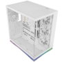 NOX Hummer Galaxy Caja Gaming Semitorre ATX Blanca - Cristal Templado, 4 Ventiladores ARGB PWM, USB 3.0 y USB-C, RGB, Compatible con Gráficas 420mm