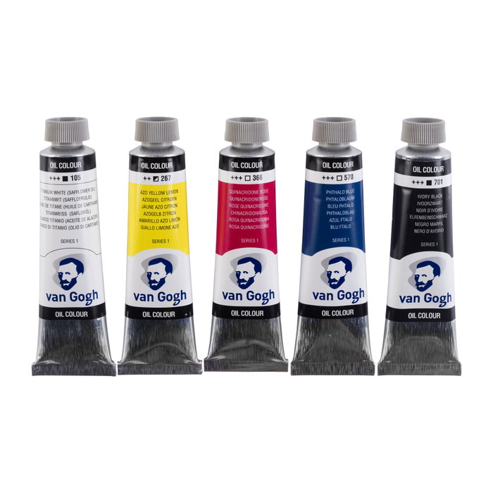 Van Gogh Estuche de Óleos de Colores Primarios 5 x 40 ml Van Gogh Estuche de Óleos de Colores Primarios 5 x 40 ml