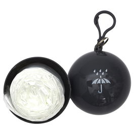 Be Mix Poncho Lluvia Unisex Blanco Transparente 127x130 cm Compactable