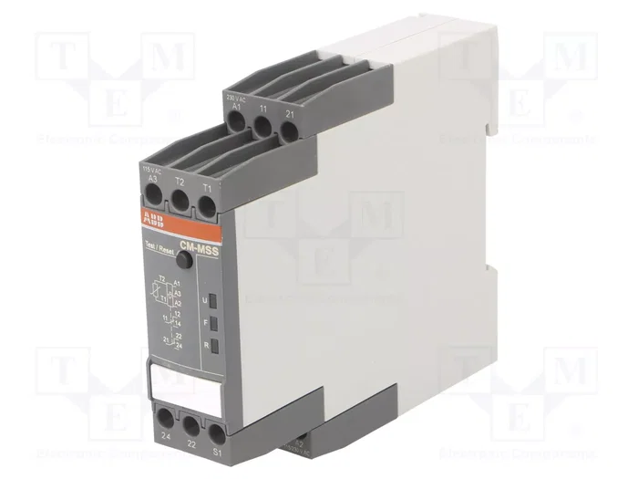 ABB CM-MSS Relé de monitorización de temperatura del motor para sensor PTC ABB CM-MSS Relé de monitorización de temperatura del motor para sensor PTC