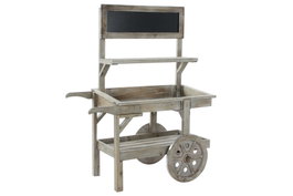DKD Home Decor Expositor Abeto Pizarra 87x41x109 Carro