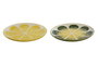 DKD Home Decor Surtido de Platos de Gres Limón FRUITS 24