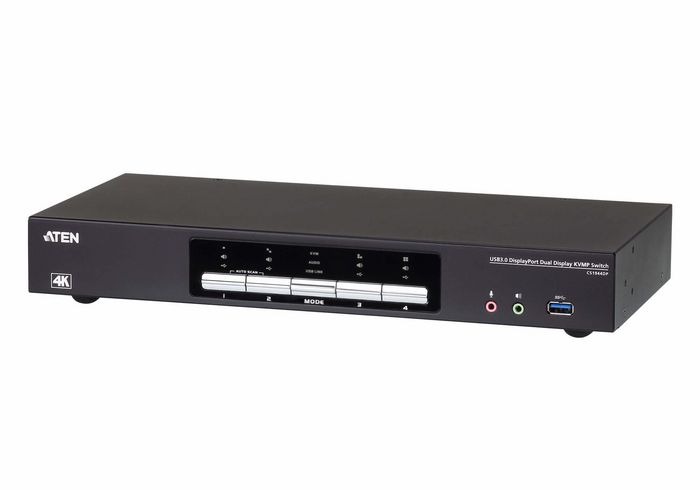 Aten CS1944DP 4-Port USB 3.0 4K DisplayPort Dual Display KVMP Switch Aten CS1944DP 4-Port USB 3.0 4K DisplayPort Dual Display KVMP Switch