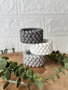 Aberto Design Glamour Candle 6S Conjunto de Velas de Concreto con Cera de Soya, Púrpura, Aroma a Lavanda