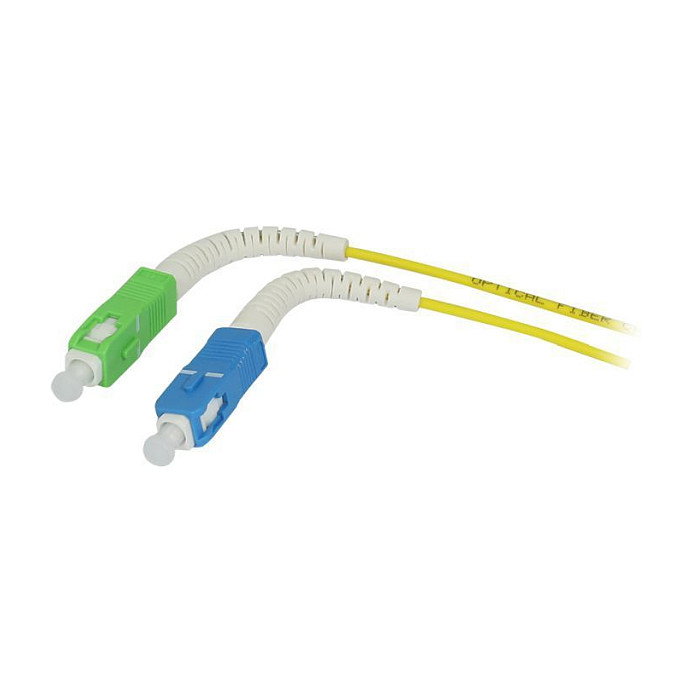 Synergy21 Cable de parcheo de fibra óptica LWL-1-Faser-Patchk. 1,0m SC-SC(APC) OS2 Synergy21 Cable de parcheo de fibra óptica LWL-1-Faser-Patchk. 1,0m SC-SC(APC) OS2