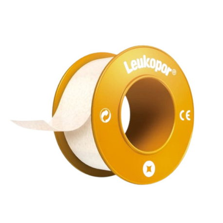 Leukopor Esparadrapo de Papel Hipoalergénico 2,5 cm x 5 m (12 unidades) Leukopor Esparadrapo de Papel Hipoalergénico 2,5 cm x 5 m (12 unidades)