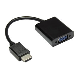 GoodConnections Adaptador HDMI a VGA con Audio de 3,5 mm y USB Micro-B