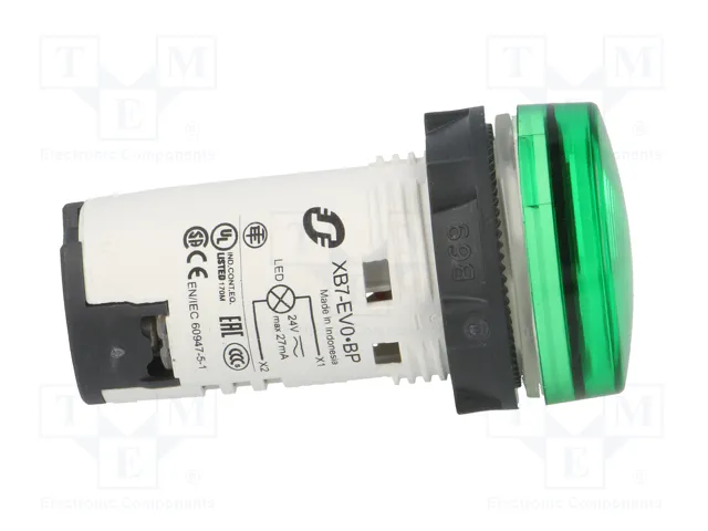 SCHNEIDER ELECTRIC Lámpara de control Harmony XB7 Verde 24V 22mm