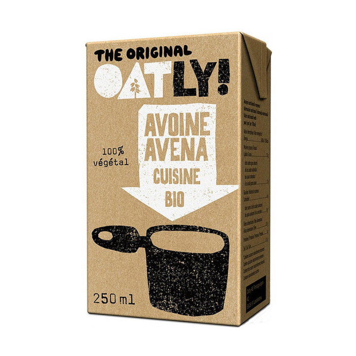 Oatly Crema de Avena para Cocinar Bio, Sustituto de Nata 250 ml Oatly Crema de Avena para Cocinar Bio, Sustituto de Nata 250 ml