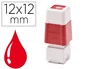 Brother Montura de 12 mm x 12 mm Rojo (Pack de 6)