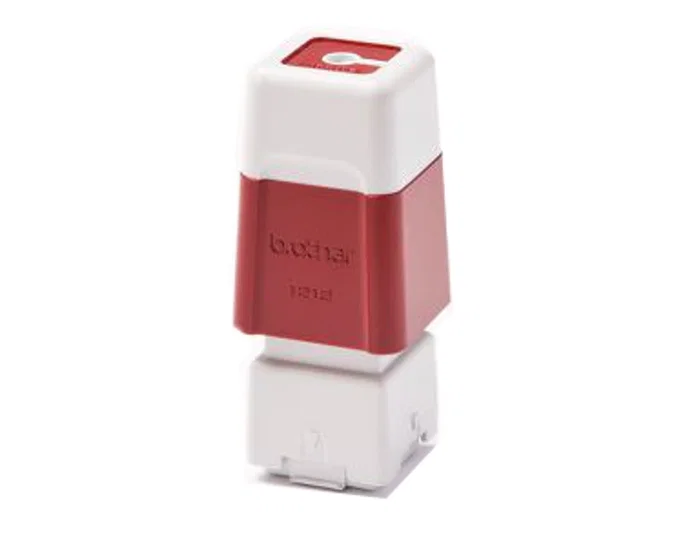 Brother Montura de 12 mm x 12 mm Rojo (Pack de 6)
