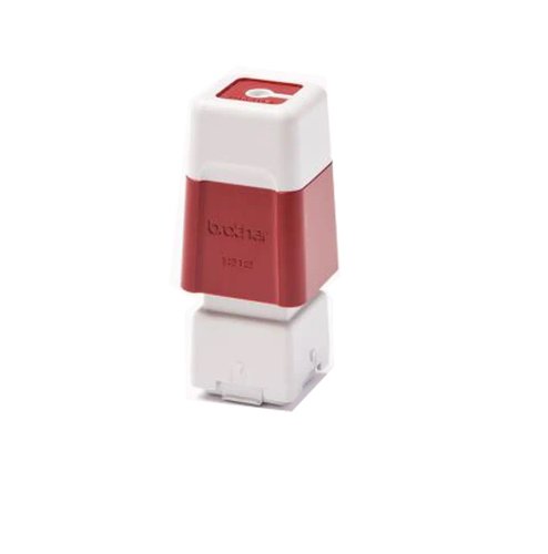 Brother Sello automático 12 mm x 12 mm rojo
