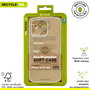 Muvit Funda Recycletek para Apple iPhone 16 - Fabricada con Materiales 100% Reciclados, Flexible y Protector
