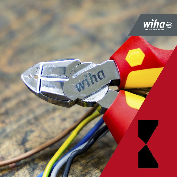 WIHA Alicates de corte diagonal Professional electric con aislamiento 160 mm