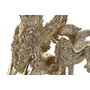 DKD Home Decor Figura de León en Resina, Surtido de 2 Unidades, Dorado
