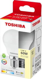 Toshiba Bombilla LED Ecoflare G45 E14 5.9W 4000K