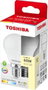 Toshiba Bombilla LED Ecoflare G45 E14 5.9W 4000K