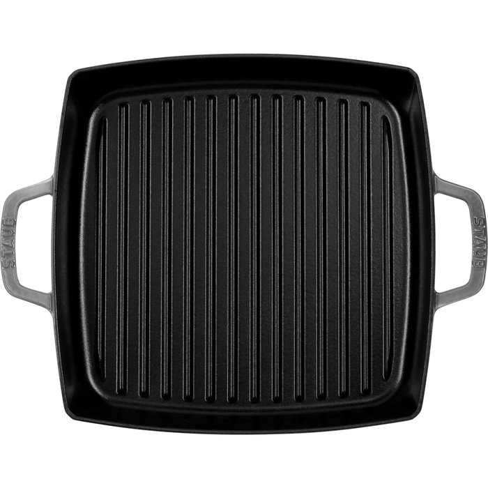 Staub Sartén parrilla de inducción cuadrada 28 cm Graphite