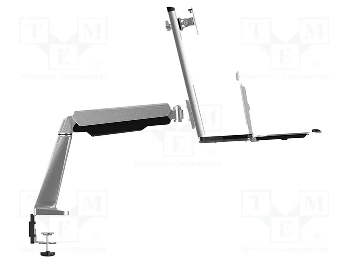 Logilink BP0040 Estación de trabajo para escritorio con soporte de monitor y bandeja de teclado