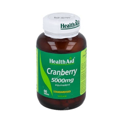 Health Aid Arándano Rojo (Cranberry) 5000mg 60 comprimidos