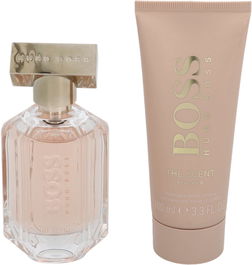 Set Hugo Boss: The Scent, Hydrating, Body Lotion, 100 ml + The Scent, Eau De Parfum, For Women, 50 ml