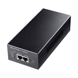 Cudy POE400 Inyector PoE+ Gigabit 90W IEEE 802.3af/at/bt, 10/100/1000 Mbps, Negro, Incluye Cable Alimentación, Montaje Pared