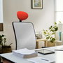 PIQUERAS Y CRESPO Silla de oficina Motilla con mecanismo Sincro, Rosa y Azul