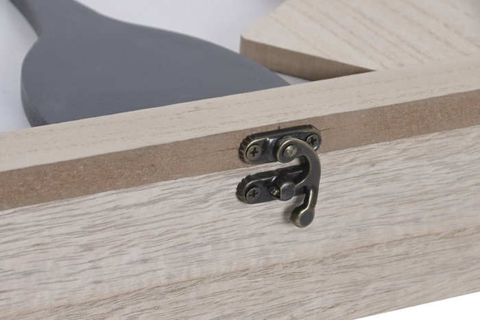 DKD Home Decor Tapa Contador MDF 46x7x32 Home Jarron Surtido de 2