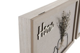 DKD Home Decor Tapa Contador MDF 46x7x32 Home Jarron Surtido de 2