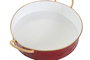 DKD Home Decor Bandeja Navidad Tradicional Metal Verde Rojo 29 x 6.5 x 36 cm (4 Unidades)
