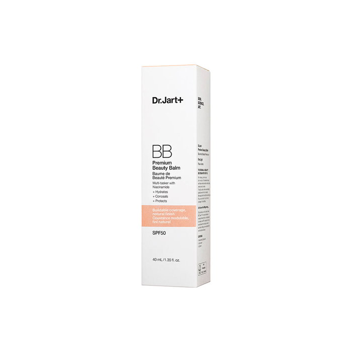 Dr.Jart+ Bálsamo de Belleza BB PREMIUM #01 Claro-Medio 40 ml, Cobertura Alta, Corrector, FPS 50, Hidratante, Sin Fragancia, Sin Parabenos