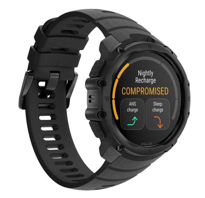 Polar Street X Negro S-L Smartwatch Hombre Mujer GPS Monitor Cardíaco Amoled 1,28 Pulgadas
