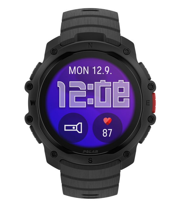 Polar Street X Negro S-L Smartwatch Hombre Mujer GPS Monitor Cardíaco Amoled 1,28 Pulgadas