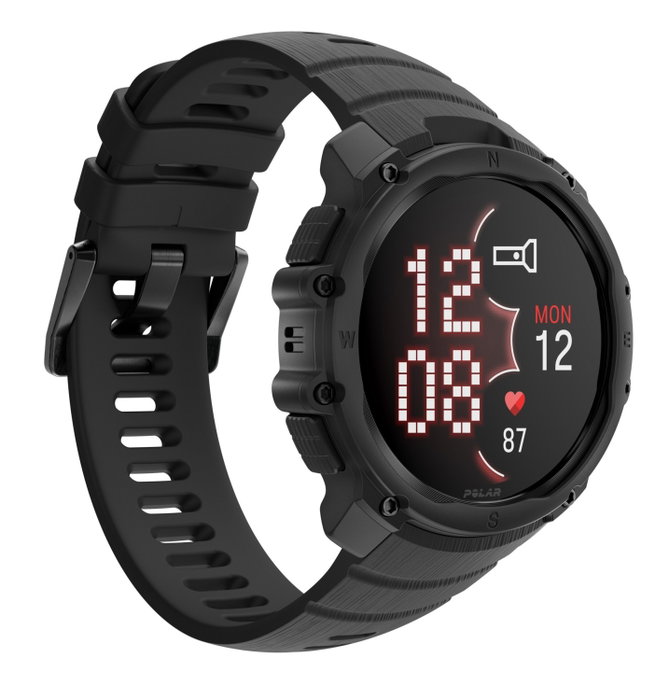 Polar Street X Negro S-L Smartwatch Hombre Mujer GPS Monitor Cardíaco Amoled 1,28 Pulgadas