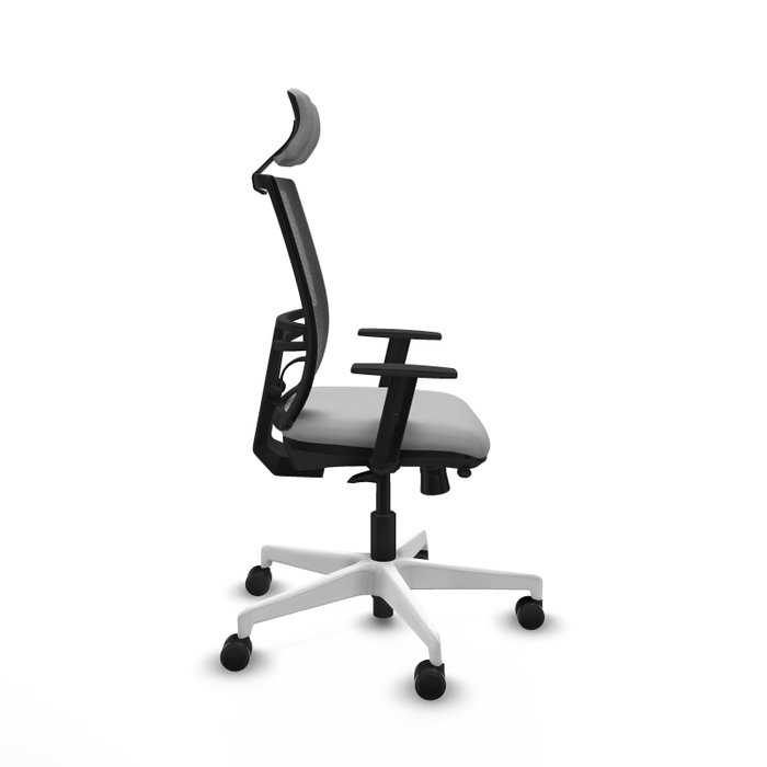 PIQUERAS Y CRESPO Silla de oficina Yunquera Gris claro/Negro PIQUERAS Y CRESPO Silla de oficina Yunquera Gris claro/Negro