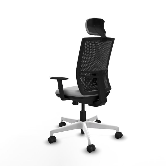 PIQUERAS Y CRESPO Silla de oficina Yunquera Gris claro/Negro PIQUERAS Y CRESPO Silla de oficina Yunquera Gris claro/Negro