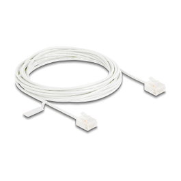 DeLOCK Cable de red RJ45 Cat.6 UTP Ultra Slim 5 m Blanco