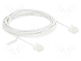 DeLOCK Cable de red RJ45 Cat.6 UTP Ultra Slim 5 m blanco