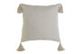DKD Home Decor Cojin Crudo 45 x 45 x 15 cm (2 Unidades) Algodon Polyester