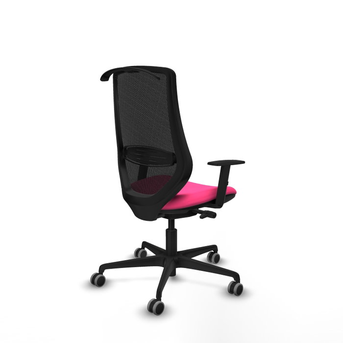 PIQUERAS Y CRESPO Silla de oficina Mardos Rosa y Negro PIQUERAS Y CRESPO Silla de oficina Mardos Rosa y Negro