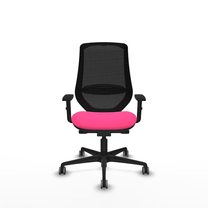 PIQUERAS Y CRESPO Silla de oficina Mardos Rosa y Negro PIQUERAS Y CRESPO Silla de oficina Mardos Rosa y Negro