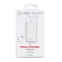 Celly Funda iPhone 12 Pro Max, Transparente, TPU, Antigolpes y Antirrayones, Compatible con Apple