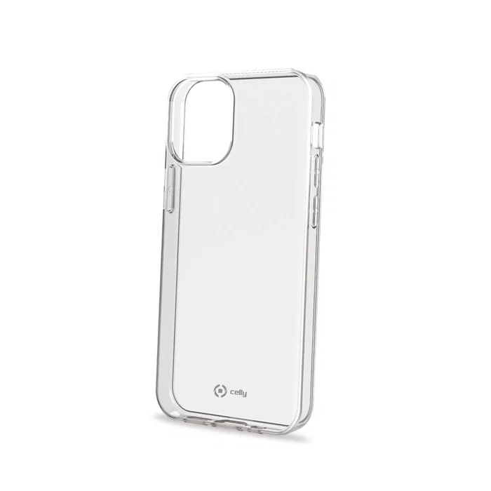 Celly Funda iPhone 12 Pro Max, Transparente, TPU, Antigolpes y Antirrayones, Compatible con Apple