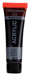 Amsterdam Standard Series Pintura Acrílica Negro Óxido 735, 20 ml